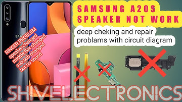 Samsung A20s speaker not working ! audio problem ! ringer ic ways ! how to repair samsung no  sound