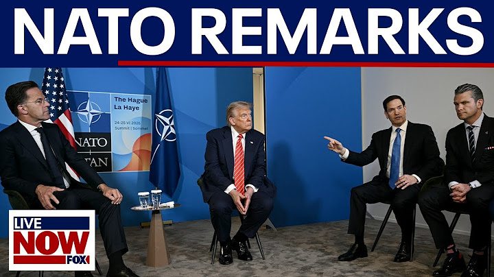 Trump discredits US intelligence report during NATO questions on Iran