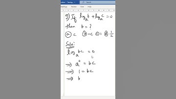 26 - Solving a simple logarithmic equation - MadhavanSV