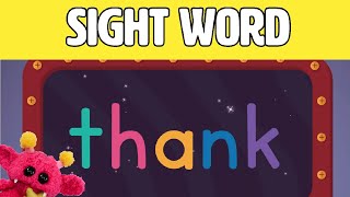 THANK - Let's Learn the Sight Word THANK with Hubble the Alien! | Nimalz Kidz! Songs and Fun!