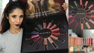 NEW Rimmel Stay Matte Liquid Lipsticks Swatches (All shades)