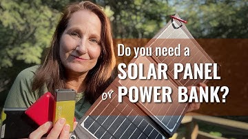Solar panel vs power bank: How to keep your electronics charged while hiking & backpacking