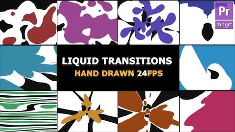 Dynamic Splash Transitions Motion Graphics Templates