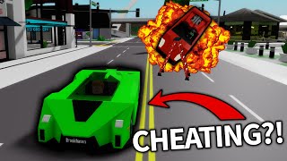 DRAG RACING BUT I CHEAT... | Roblox Brookhaven RP Funny Moments