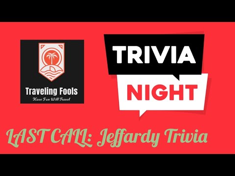 Last Call: Jeffardy Trivia night.  Add your name to the wheel giveaway #GameNight #Trivia #