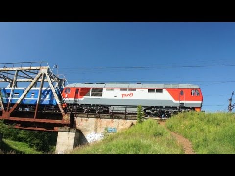 ТЭП70БС-165 с поездом