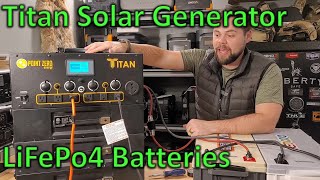 Titan Solar Generator with LiFePo4 Expansion Batteries Test
