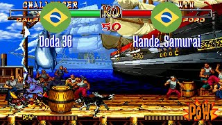 FT3 @samsho2: Doda 36 (BR) vs Xande_Samurai (BR) [Samurai Shodown II Fightcade] May 16