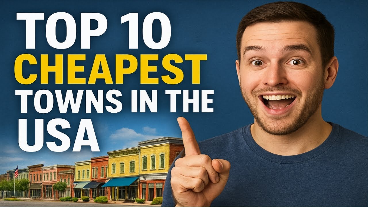 Top 10 Cheapest Towns to Live in the USA 2025 | Most Affordable Places ...