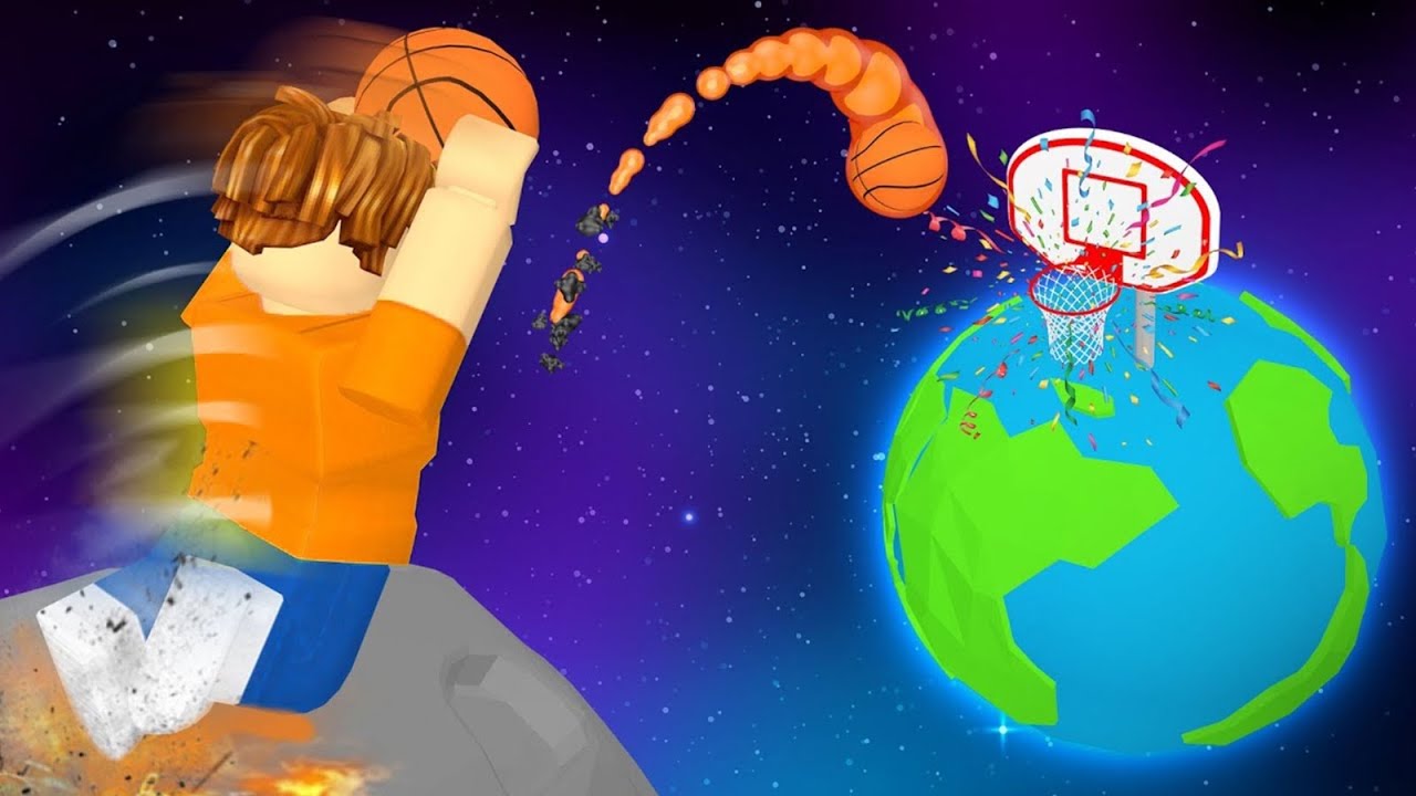 Zo Ver Mogelijk De Basketbal Gooien! (Roblox)