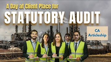 Company Statutory Audit Vlog | CA Articleship | CA Final | CA Intermediate | Life of a CA Article