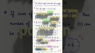 Polygon Tricks in 60 Seconds 🔥 | Interior &amp; Exterior Angles Made Easy 📐 | Class 8-10 Maths