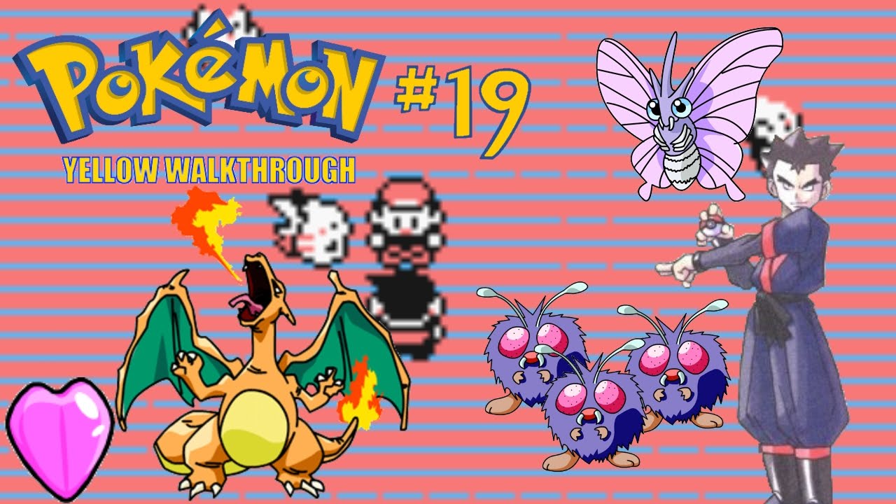 Pokemon Yellow Walkthrough Part 19 Leader Koga and Charizard YouTube