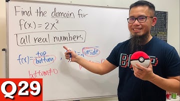 Find the domain of a function