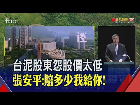 水泥業不減碳無法活!台泥目標2025水泥營收降至50%以下 配息0.5元股東怨太少!張安平霸氣:10年賠多少我給你｜非凡財經新聞｜20230531