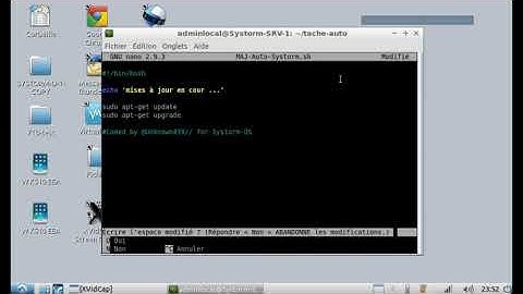 Créer des tâche automatiser sur LINUX