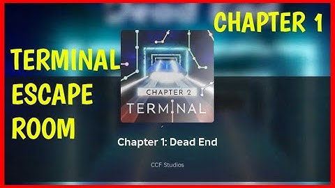 Roblox TERMINAL ESCAPE ROOM CHAPTER 1 Walkthrough