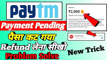paytm payment pending problem solution| how to solve paytm payment pending problem #paytm #solution