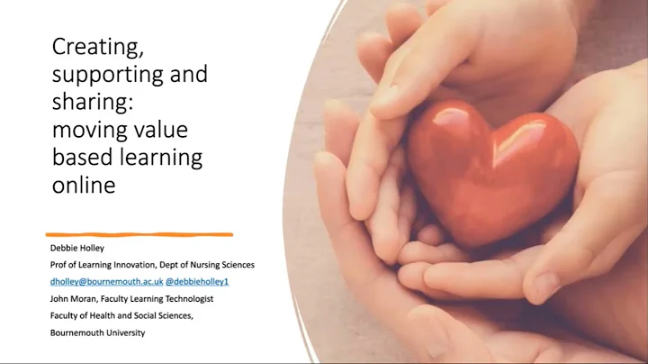 Creating, supporting and sharing: moving value-bas...