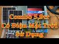 Combo tủ điện mặt trời độc lập giá 5,9triệu 2 tấm pin 100w, sạc 30a , kích 12v-220v 1000w