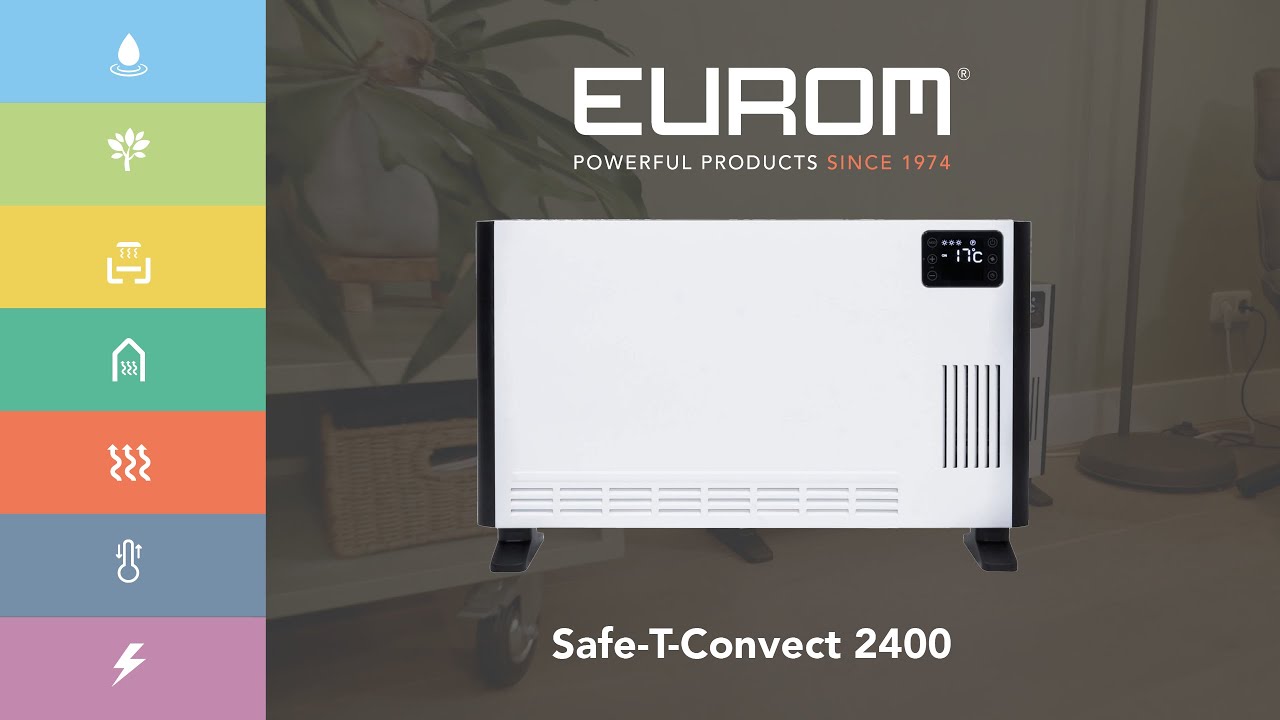 Eurom Safe-T-Convect 2400, Konvektor Heizung, 2400W, weiß (360479)  Elektroshop Wagner