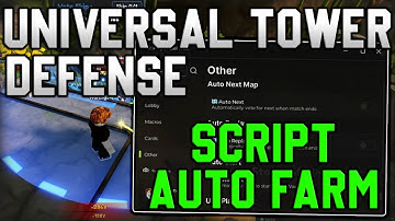 [🎉RELEASE] Universal Tower Defense Script Auto Farm, Auto Place & Macro (Roblox 2025)