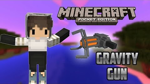 Minecraft Pocket Edition Gravity Gun | Tutorial #2