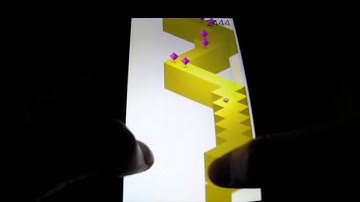 ZigZag Game - 9513 - High score 9000+ - (Android Gameplay)