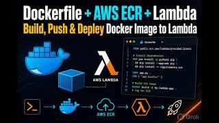 Dockerfile + AWS ECR + Lambda Container Images 🚀 | Build, Push & Deploy Docker Image to Lambda
