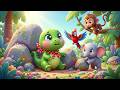 El Pequeño Dino… ¡Ups! Mi Cola Está Atascada 🦖💥 Canciones Infantiles y Rimas para Niños y Bebés