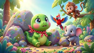 El Pequeño Dino… ¡Ups! Mi Cola Está Atascada 🦖💥 Canciones Infantiles y Rimas para Niños y Bebés