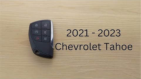 How To Replace or Change Chevrolet Tahoe Remote Key Fob Battery 2021 - 2023