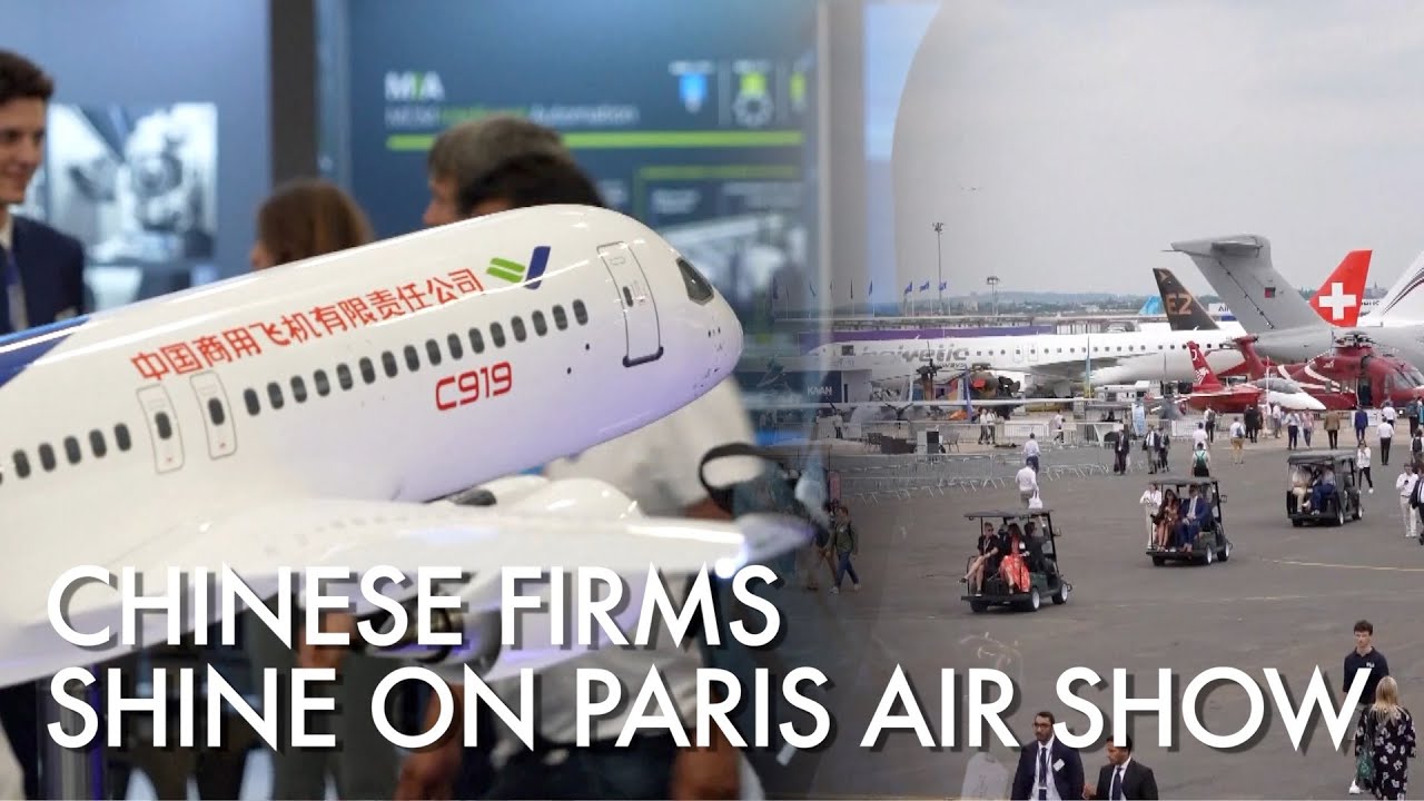 C919, China’s first large cruise liner poses on Int'l stage: Paris Air Show