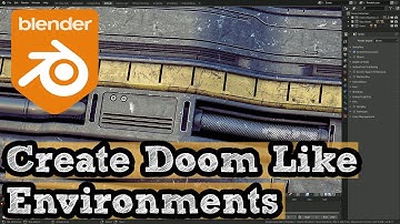 Environment Design in Blender Using Trim Sheets