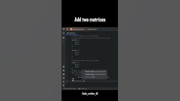 Python Program to Add Two Matrices | Beginner Friendly Tutorial