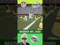 Madden NFL 2000 Raiders Fake Field Goal Touchdown at the Goal Line stuns Packers #madden #raiders