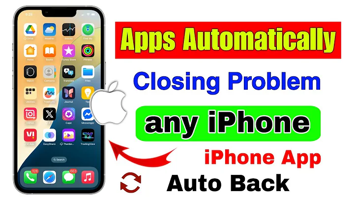 how to fix apps automatically closing iphone | app auto back problem iphone/app automatically closes