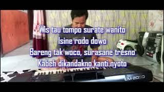 KARAOKE Koes Plus, SURATE WANITO, Nada cewek, cover