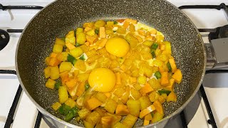 I cook breakfast like this every weekend/ easy and tasty recipe with eggs!