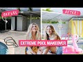 Extreme Pool Makeover *Sisters DIY challenge!*