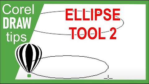 Ellipse tool in CorelDRAW