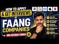 How to Apply and Get Interviews at Amazon and other FAANG companies | how referrals work