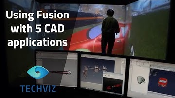 TechViz Fusion of 5 3D Applications: Catia, Creo...