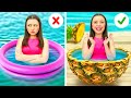 COOL PARENTING HACKS FOR HILARIOUS SUMMER FAMILY FUN || Helpful DIY Ideas And Tips By 123 GO Genius!