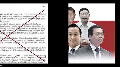 Cảnh giác với các luận điệu xuyên tạc chống tham nhũng ở Việt Nam