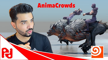 Amazing Animals Crowds with Agent relationship Houdini 19.5