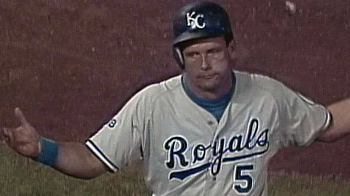 KC@LAA: Brett picked off first after 3,000th hit