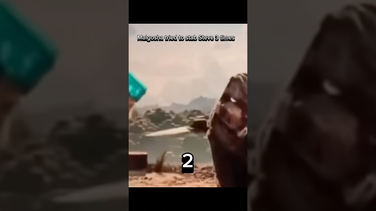 Minecraft Movie - Malgosha Tried to Stab Steve 3 Times