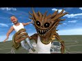 Tree Huggy Wuggy Attacks The City in Indian Bike Driving 3D