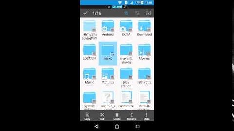 Hide folder in android and make hidden folder
